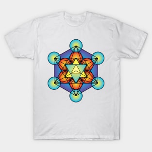 Metatron's Cube Merkaba T-Shirt